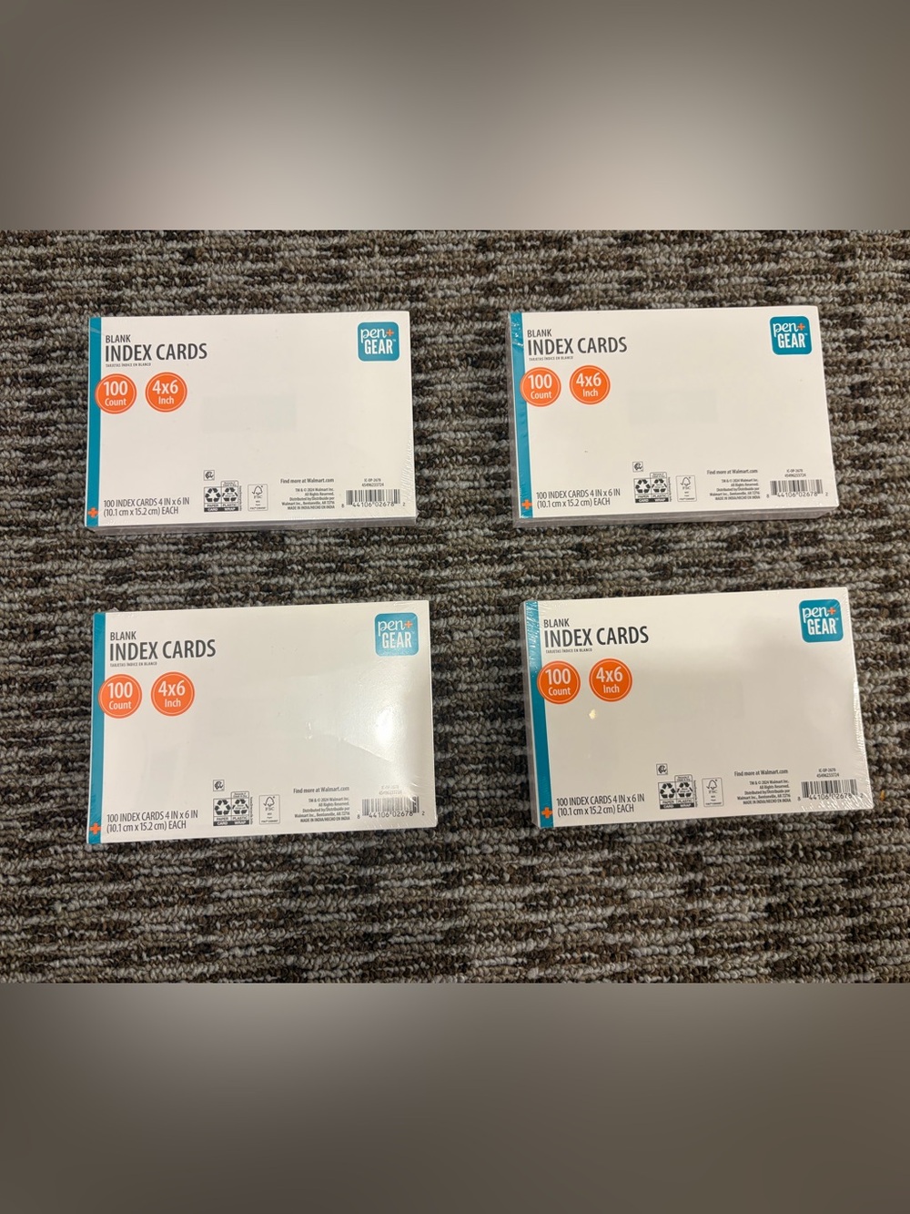 ALL for $3 Index Cards 4x6